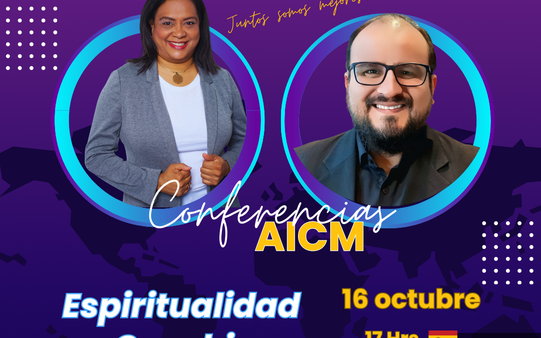 Vuelven las conferencias AICM con Bernabe Saldaña y Carmen Julia Rebolledo