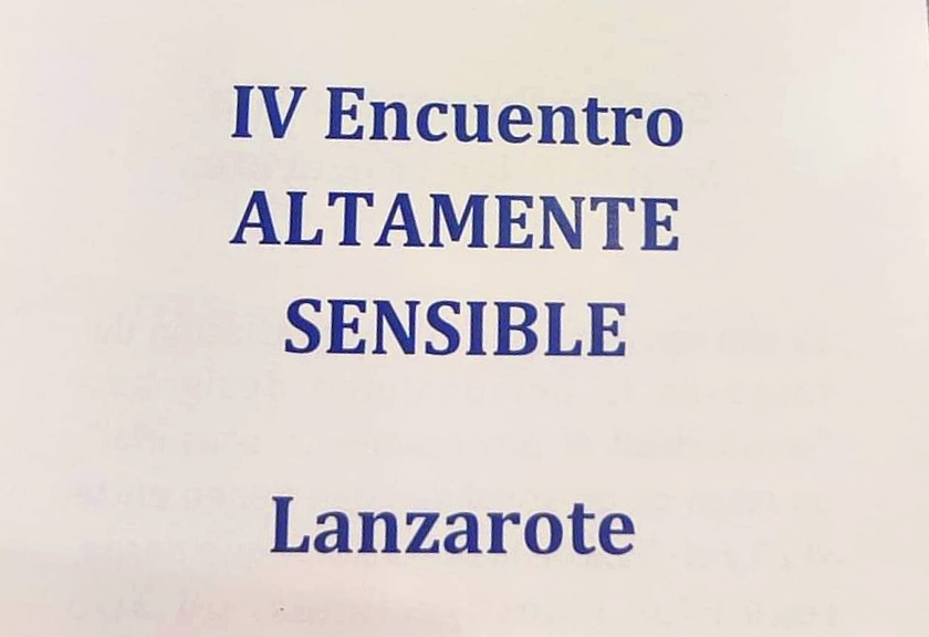 IV Encuentro altamente sensible, Lanzarote